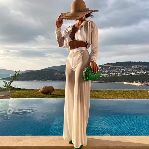 Luna Four-Piece High-Waist Bikini Set