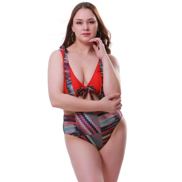 High-Waist Printed Bikini Set with Beach Cover-Up
