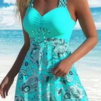 Skirt Split Swimsuit