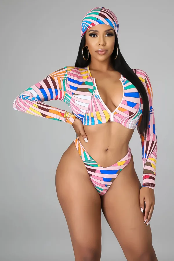 Minimalist Belted Bikini Set