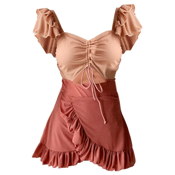 Classic One-Piece Swimsuit with Supportive Padding