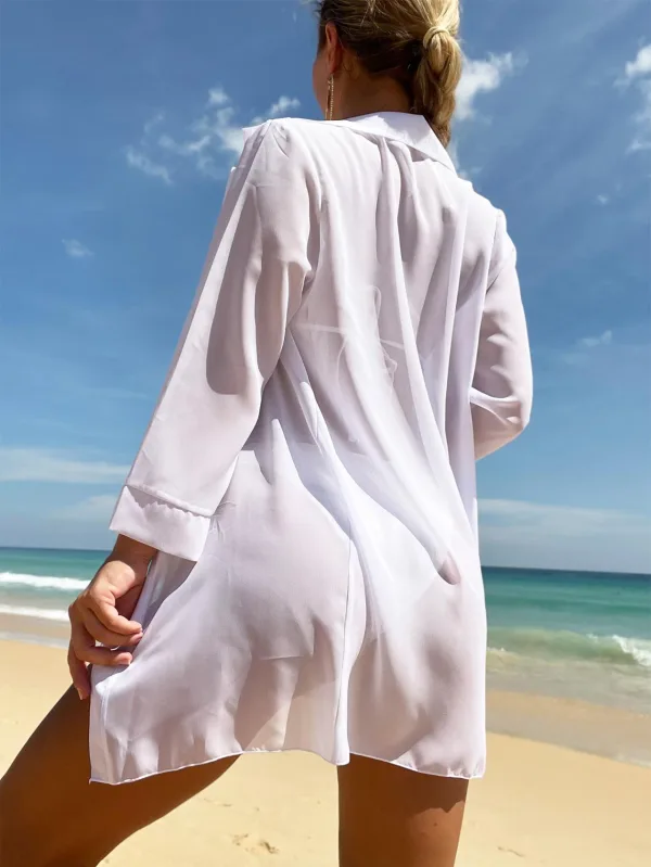 Soleil Three-Piece Bikini and Cardigan Set