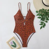 Orange Leopard Print
