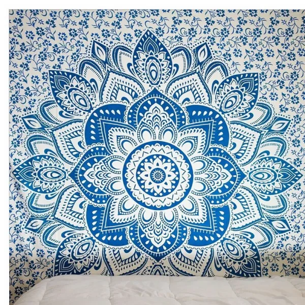 Mandala Print Lightweight Beach Throw