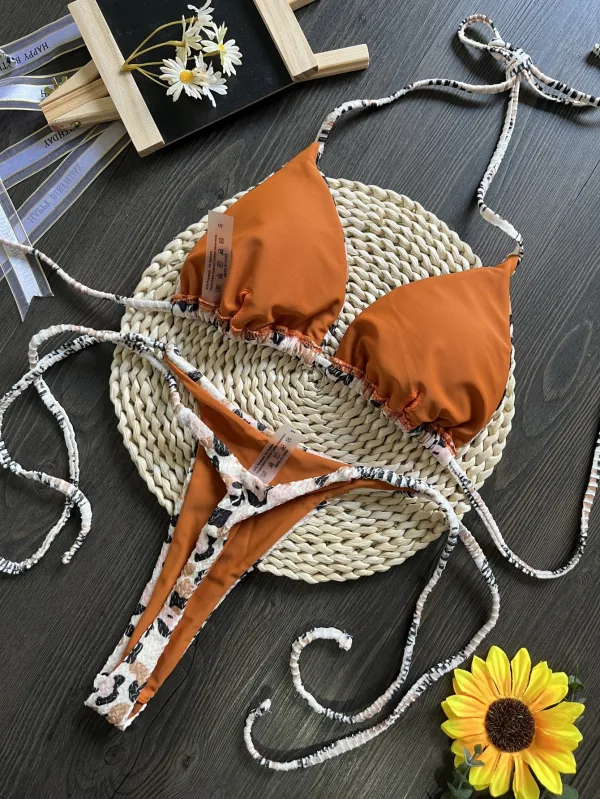 Classic Printed Bikini Set