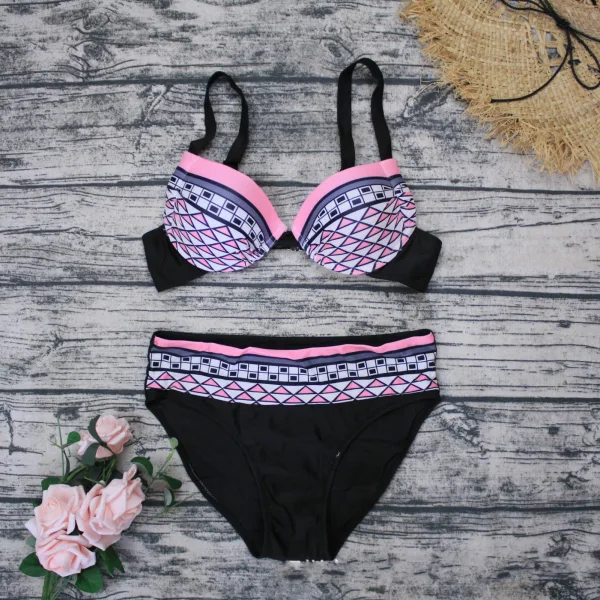 Vintage Print One-Piece Swimsuit
