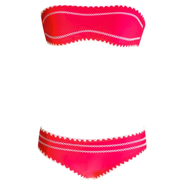 Classic Solid Color Bikini Set