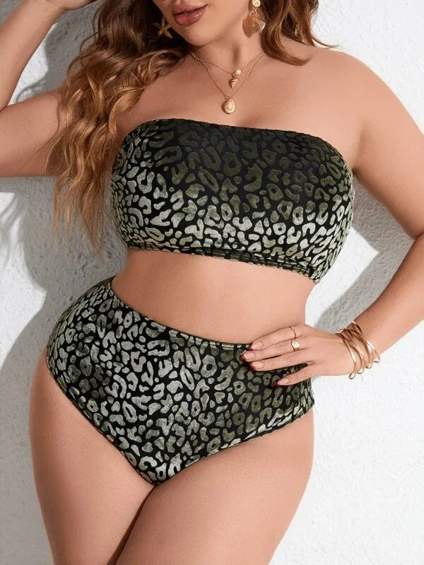 High-Waist Floral Bikini Set