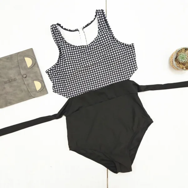 Botanical Print One-Piece Swimsuit
