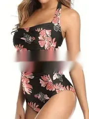 Black Pink Flower