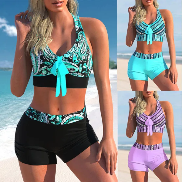 Printed Two-Piece Bikini Set