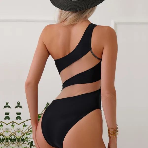 One-Shoulder Classic One-Piece Swimsuit