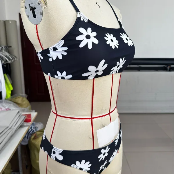 Printed Two-Piece Bikini Set