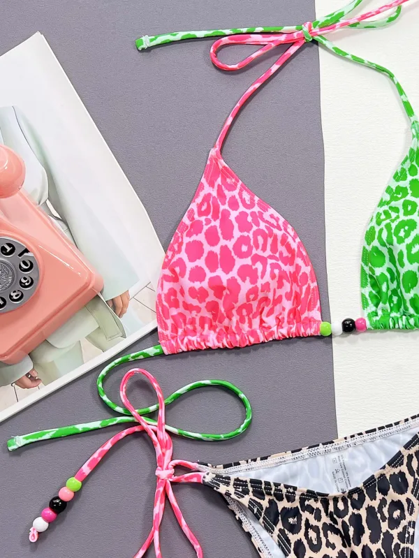 Leopard Print Classic Bikini Set