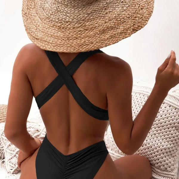 Floral Print One-Piece Swimsuit