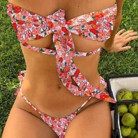 Red Printed