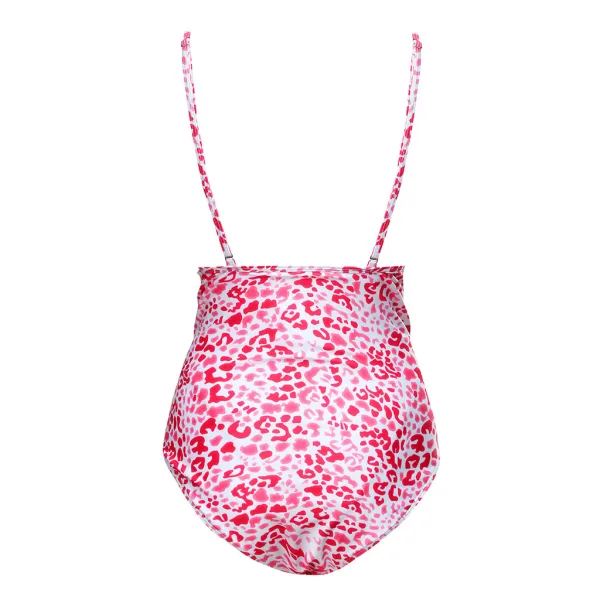 Maternity One-Piece Swimsuit in Soft Pink