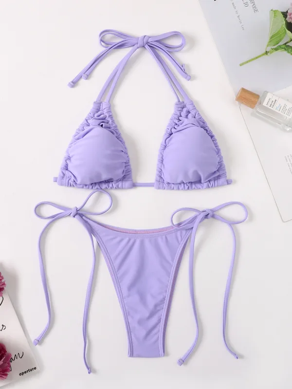 Aura Drawstring Bikini Set
