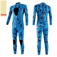 Camouflage Blue Jumpsuit