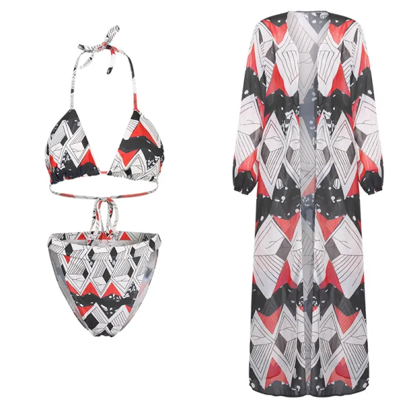 Blouse Style Two-Piece Bikini Set
