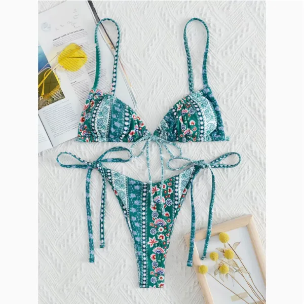Sereia Minimalist Backless Bikini Set