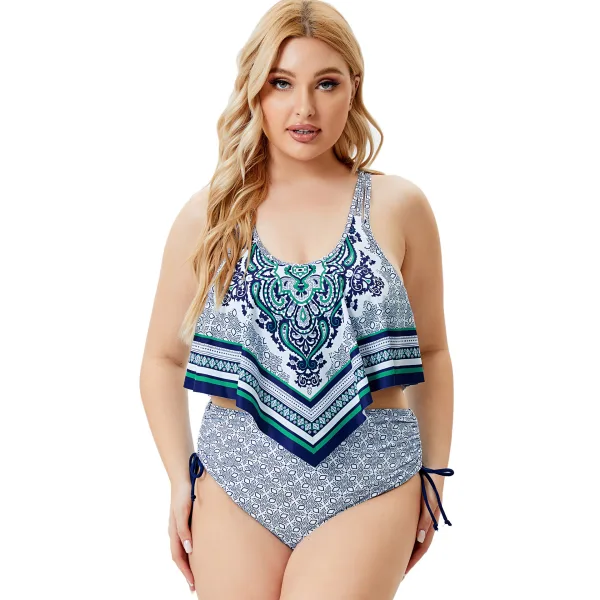 Ethnic Print Bikini Set