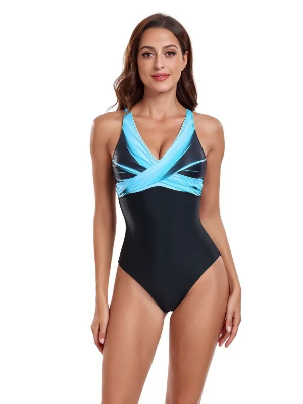 Gradient Print One-Piece Swimsuit