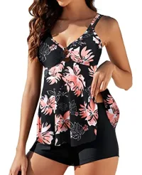Black Pink Flower
