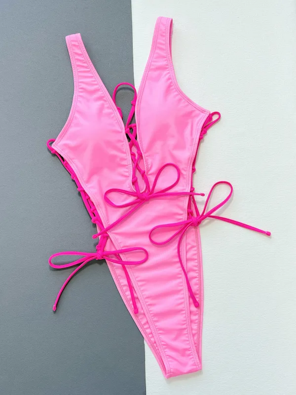 Luna Hollow-Out One-Piece Swimsuit