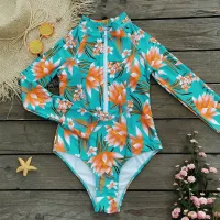 Orange Blossom On Blue
