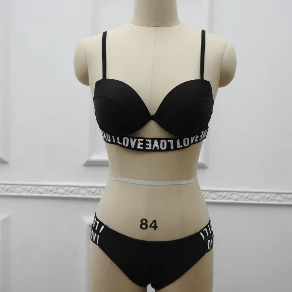 Colorblock Bikini Set