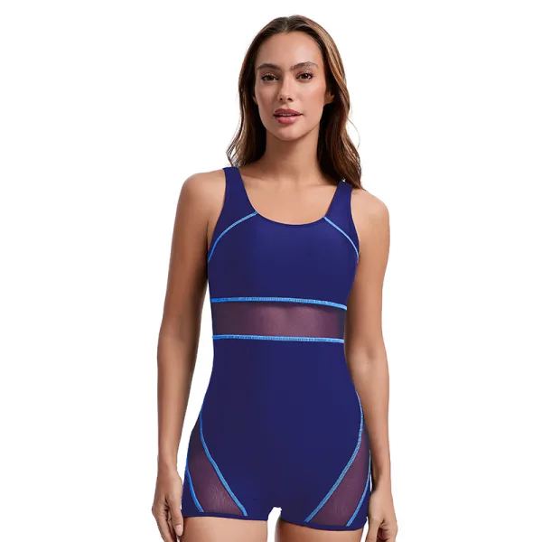 Sleek Athletic One-Piece Swimsuit