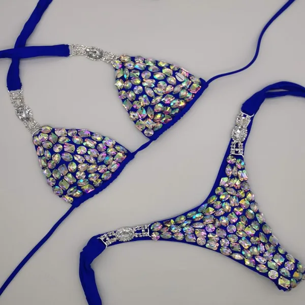 Diamond Alloy Accent Bikini Set