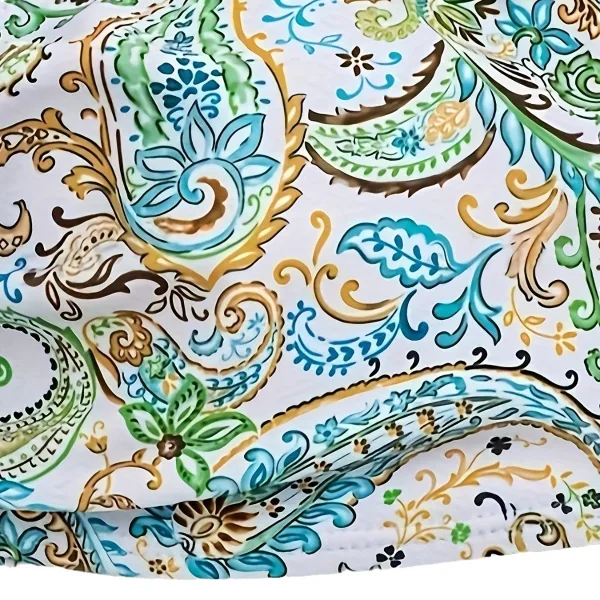 Coastal Print Two-Piece Bikini Set