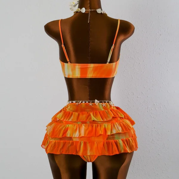Solstice Three-Piece Bikini and Sarong Set