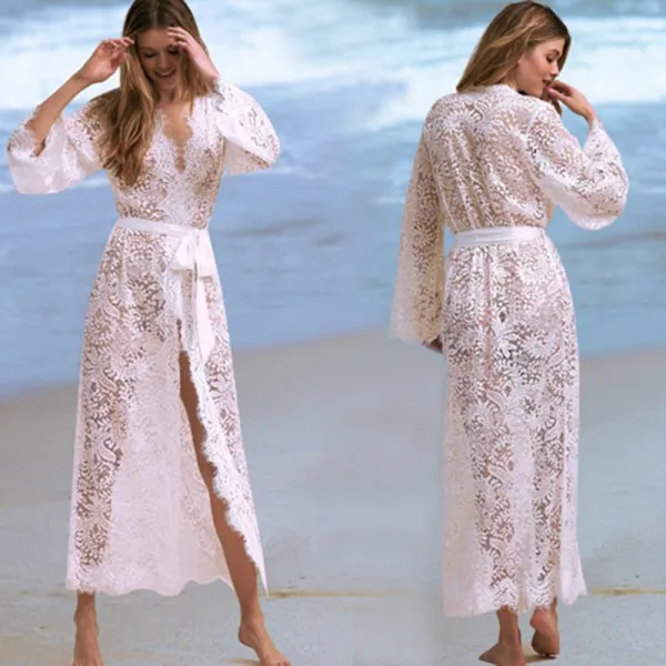 Lace Beach Cover-Up Cardigan