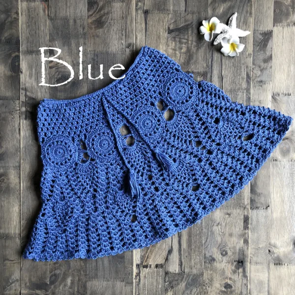 Crochet Knit Bandeau Bikini Set