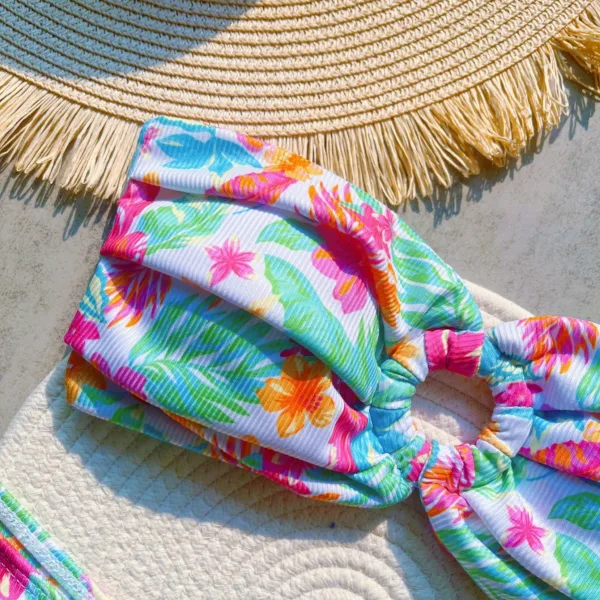 Sunken Stripe Bikini Set