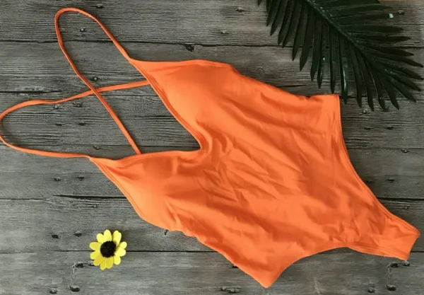 Essential Open-Back One-Piece Swimsuit