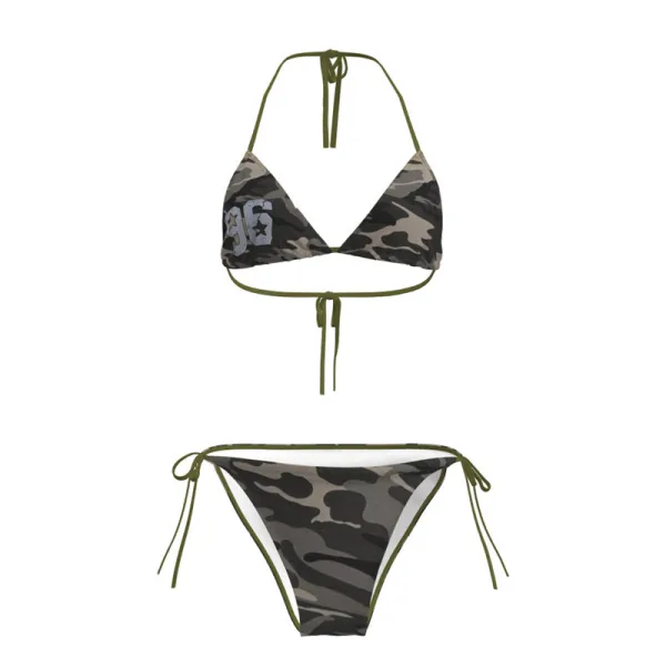 Versatile Bikini Set with Coordinating Wrap Skirt