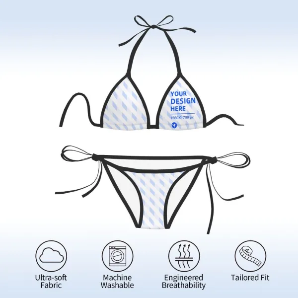 Essential Tie-Strap Bikini Set