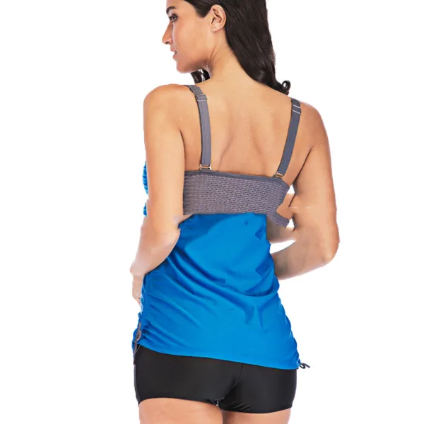 Classic Solid One-Piece Swimsuit