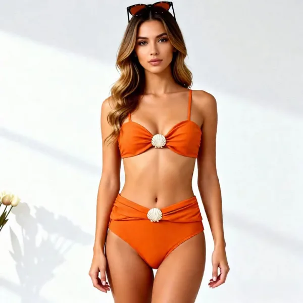 Strappy Tube-Top Bikini Set