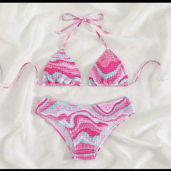 Floral Print Two-Piece Bikini Set