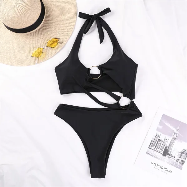 Sereia Classic Solid One-Piece Swimsuit