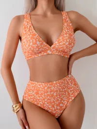 Orange Floral