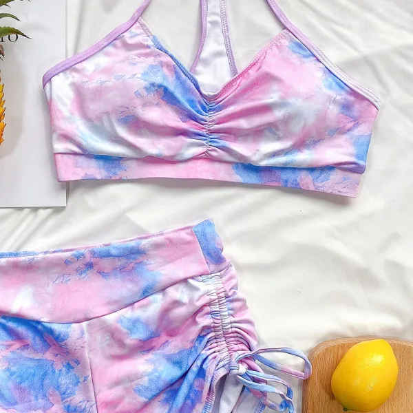 Tie-Dye Brazilian Bikini Set
