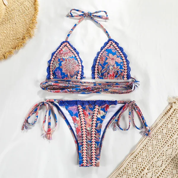 Riviera Lace-Trimmed Two-Piece Bikini