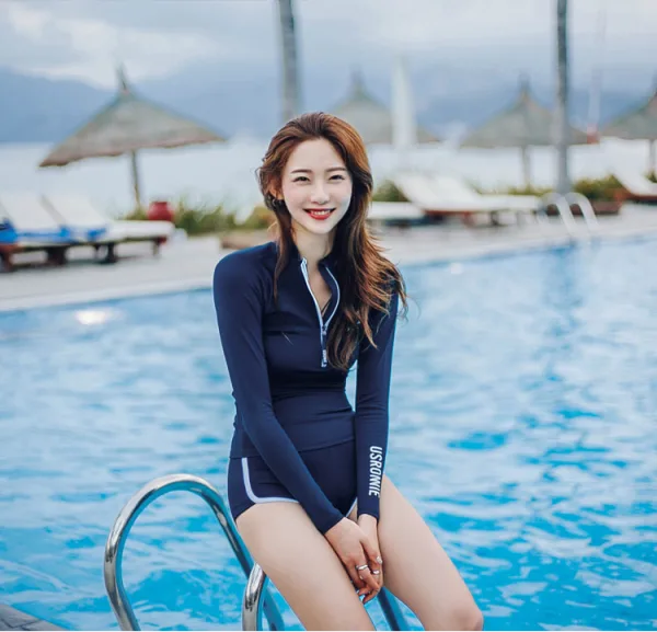 Athletic Two-Piece Bikini and Short Set