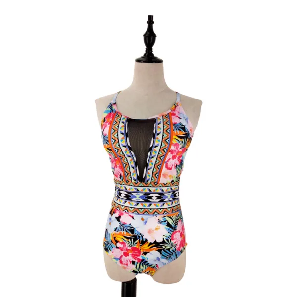 Classic Scoop Neck One-Piece Swimsuit